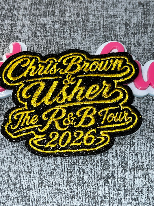 R&B 2026 Embroidered Iron-On Patch – Concert Fan Patch