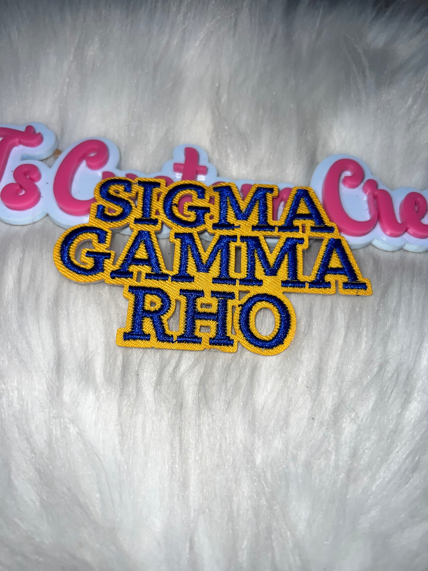 ⭐ Sigma Gamma Rho – IRON-ON PATCH