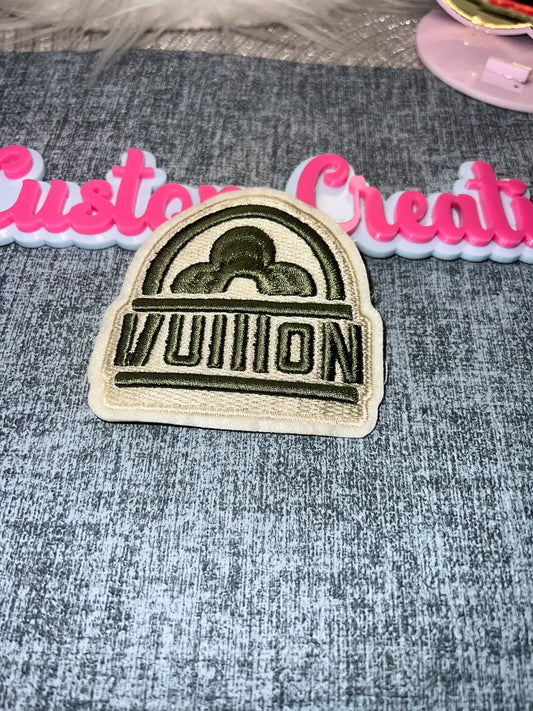Luxury Style Letter Embroidered Patch – Statement Patch