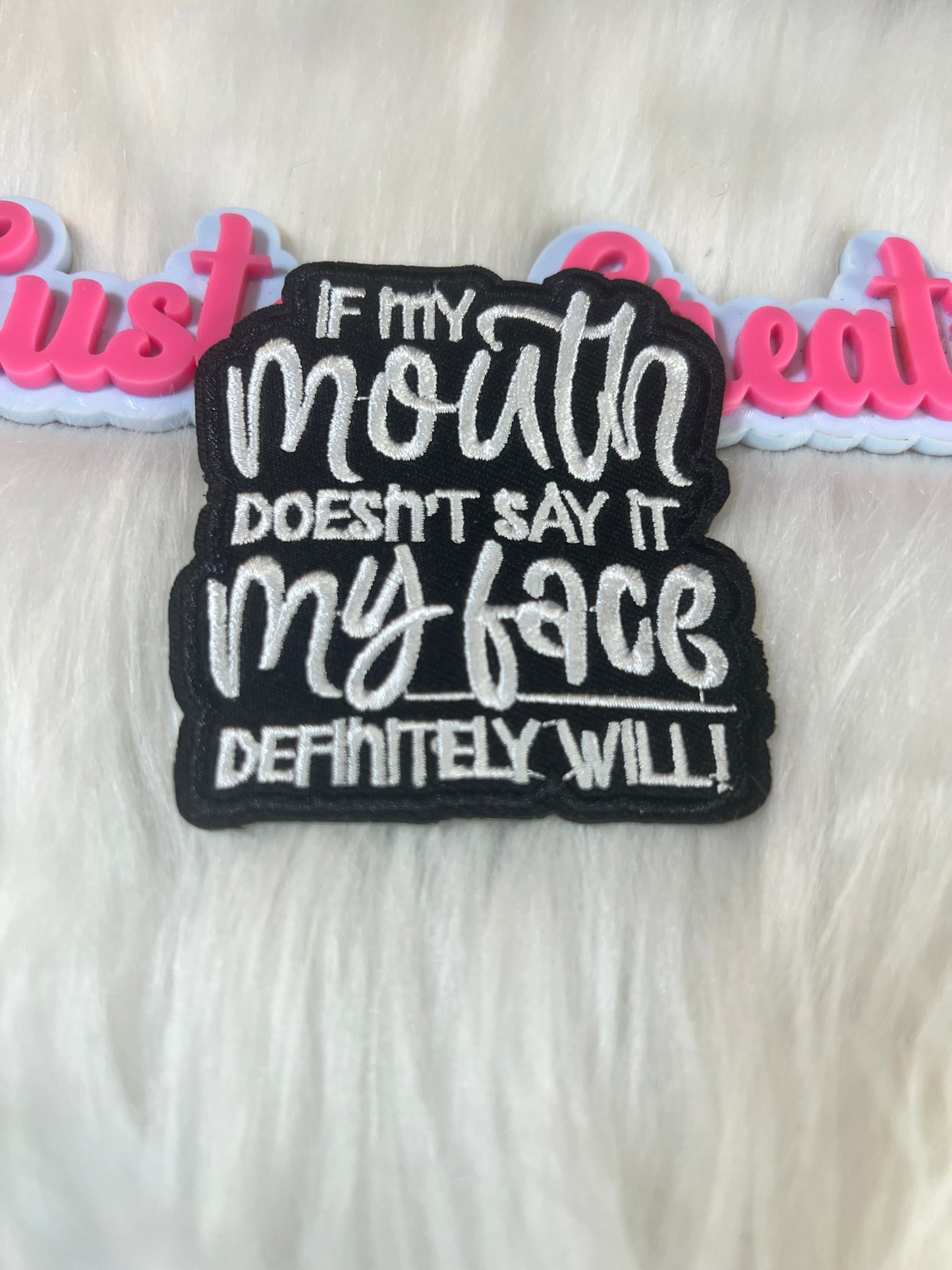 If my mouth doesn’t say it my face definitely will