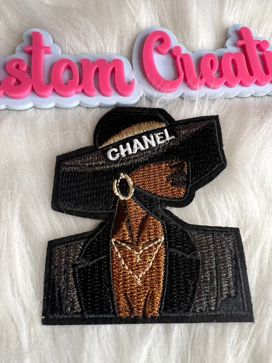Gray suit & Hat CC Lady