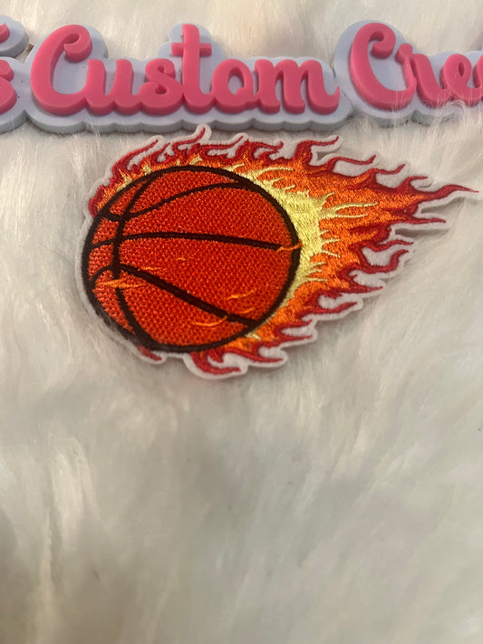 Flaming Basketball