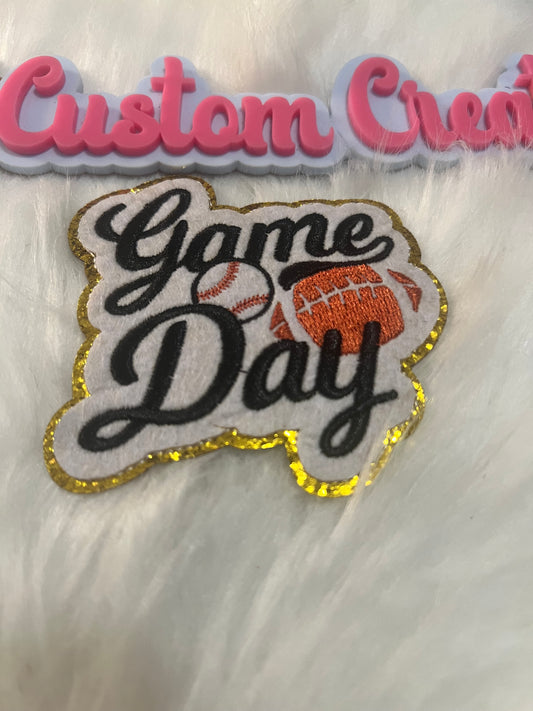 Football Game Day Trim Gold
