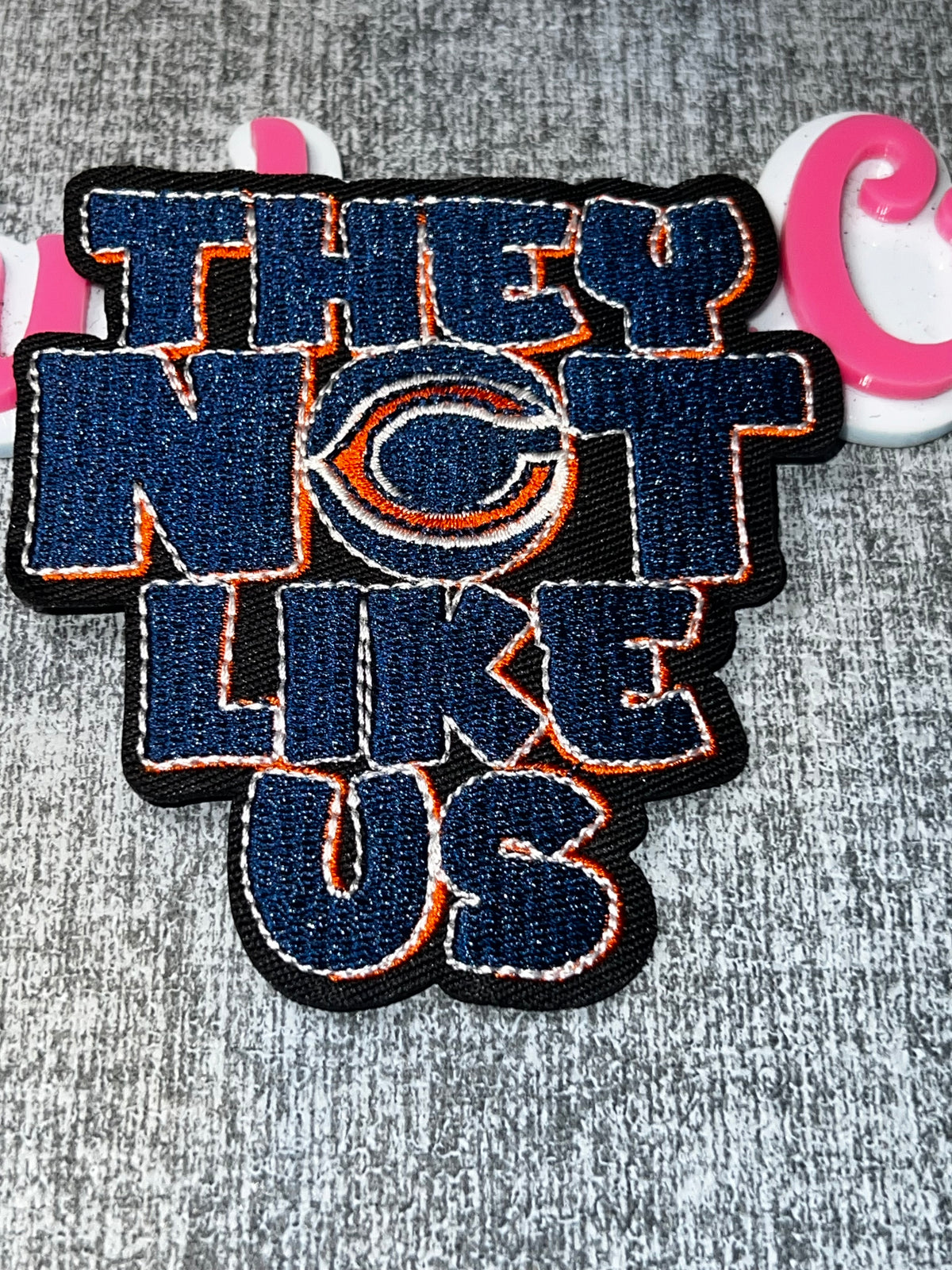 They Not Like Us Patch – Embroidered Iron On Applique