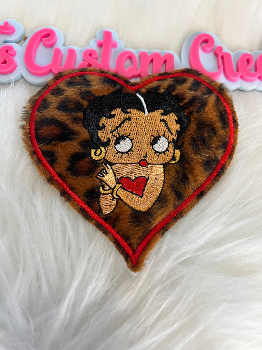 Heart Betty Boop Leopard