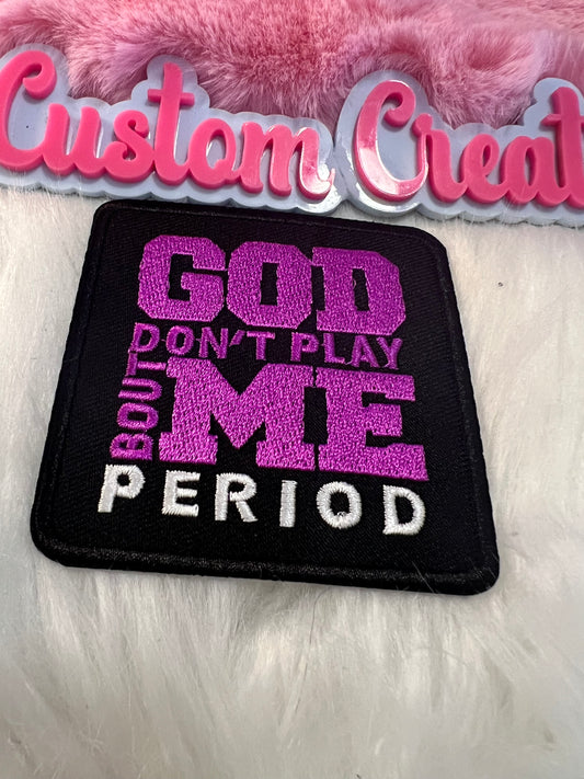 Black Purple White God Don’t Play