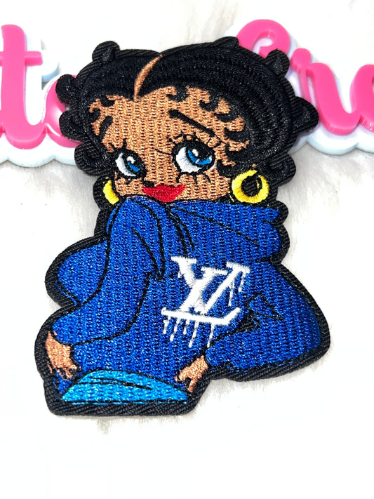 Girl (Blue Hoodie) Patch