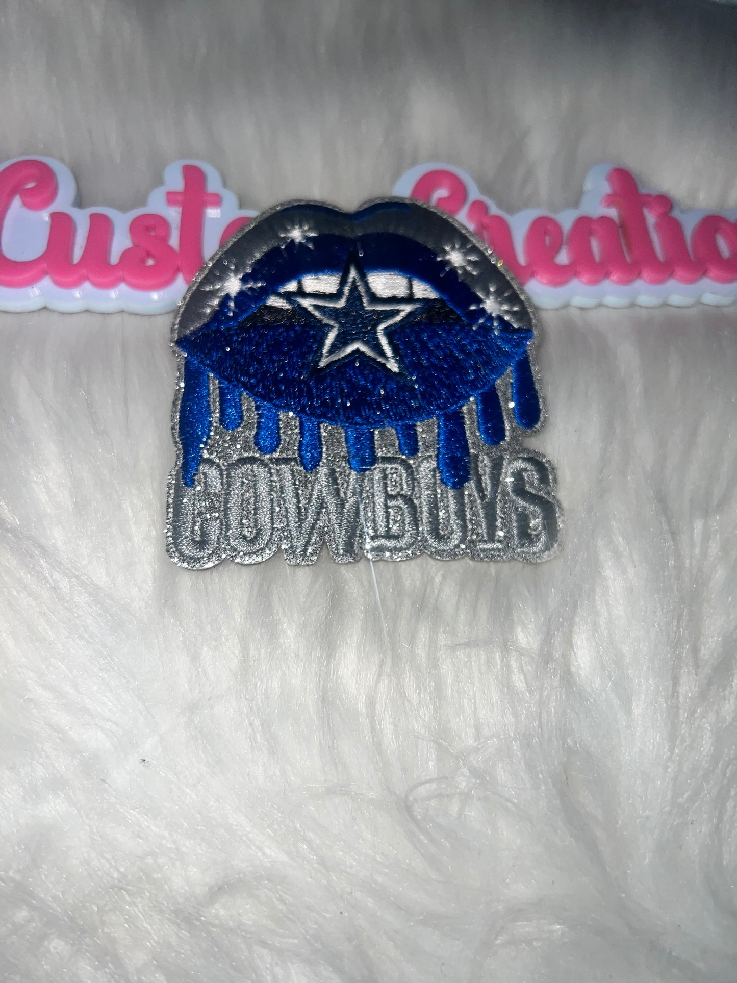 Cowboys Drip Lips Patch