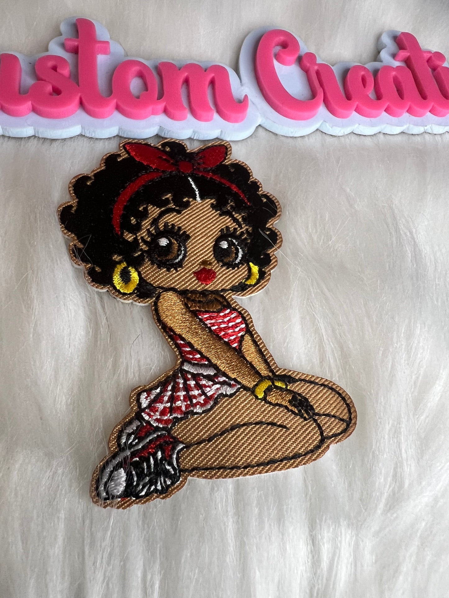 Brown Red Lipstick Betty Boop