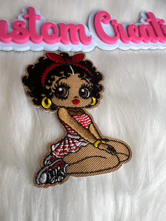Brown Red Lipstick Betty Boop