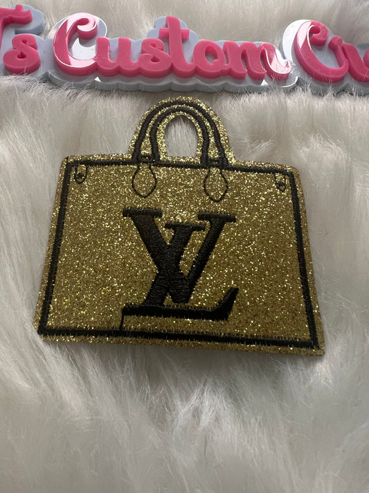 Shiny Gold LV purse