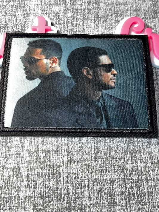 R&B Duo Portrait Patch – Rectangle Style