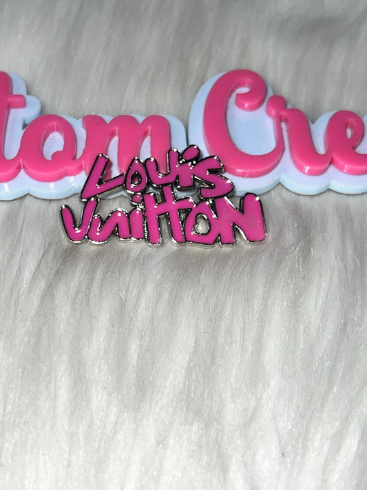 Luxe Script Fashion Charm