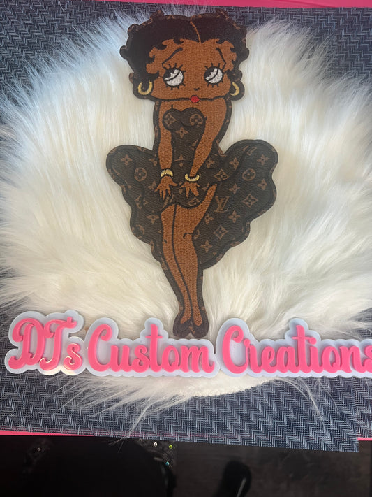 Faux Leather Brown Betty LV