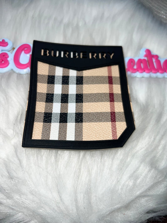 Plaid Pocket Patch – Decorative Craft Embellishment