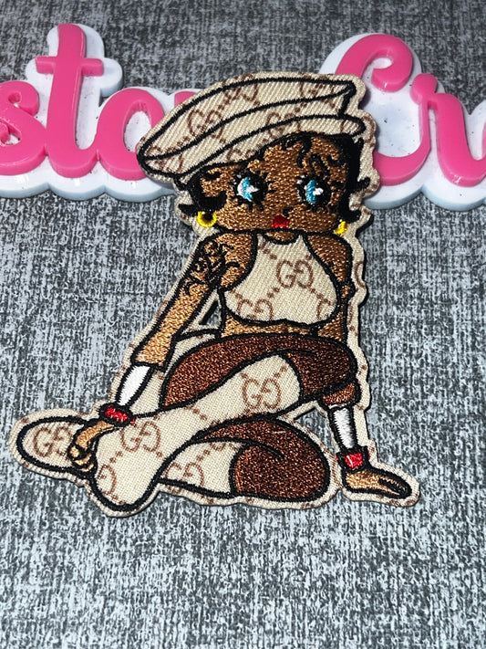 Classic Glam Doll Embroidered Patch – Fashion Girl Applique