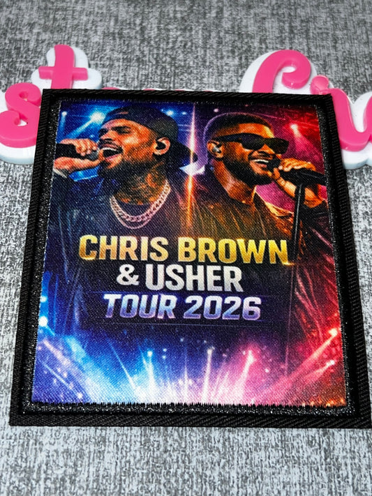 R&B Tour 2026 Patch – Music Concert Style Embroidered Applique