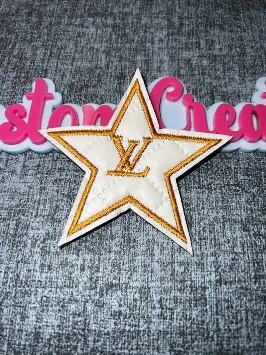Gold Star Embroidered Patch – Fashion Applique