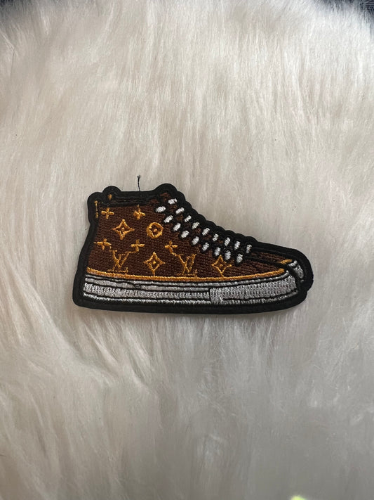 High Top Brown LV shoes