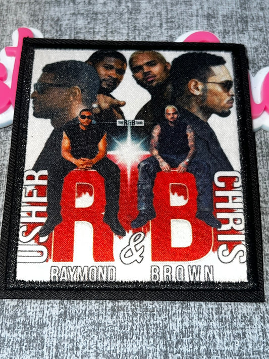 R&B Tribute Collage Patch – Square Style