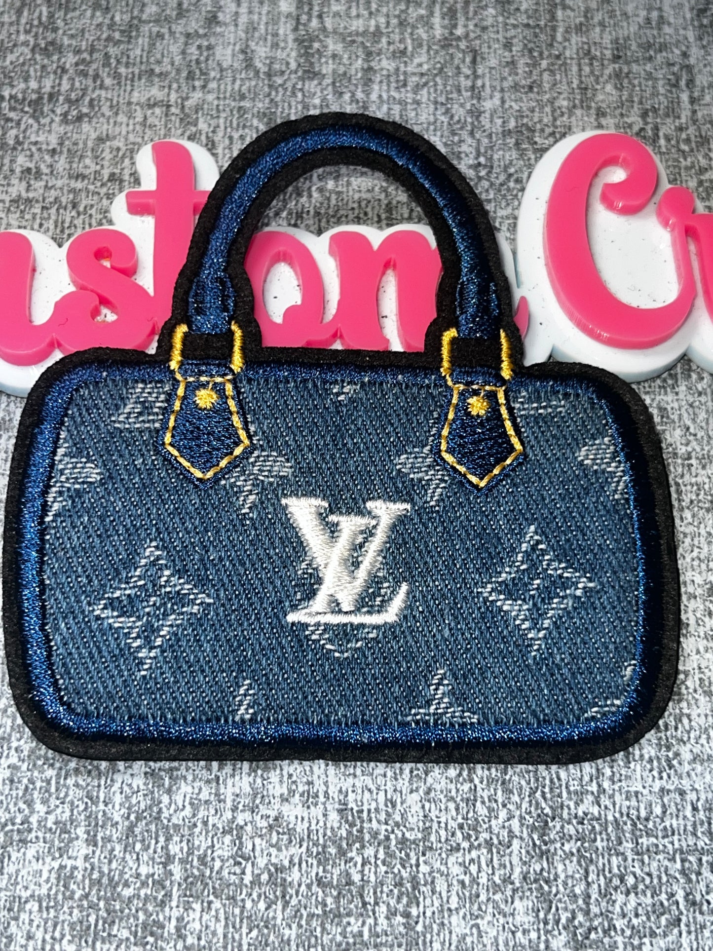 Denim Handbag Embroidered Patch – Fashion Decorative Applique