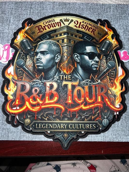 Legendary Music R&B Tour Patch – Graphic Embroidered Appliqué