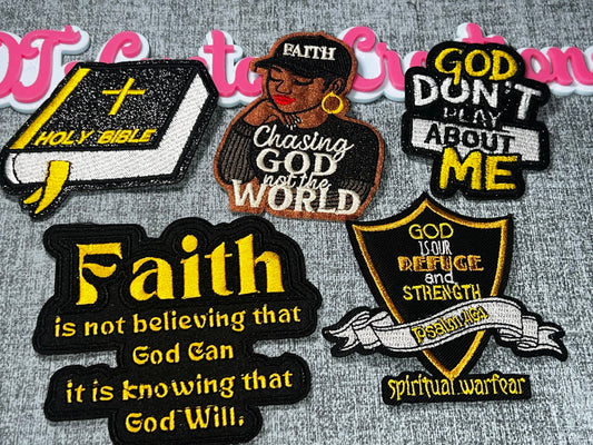 Faith Patch Bundle – Gold Collection