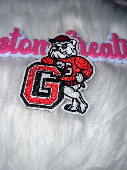 ❤️ Georgia Bulldogs Mascot Patch (Iron-On)