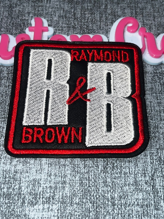 R&B  Patch – Embroidered Style Applique