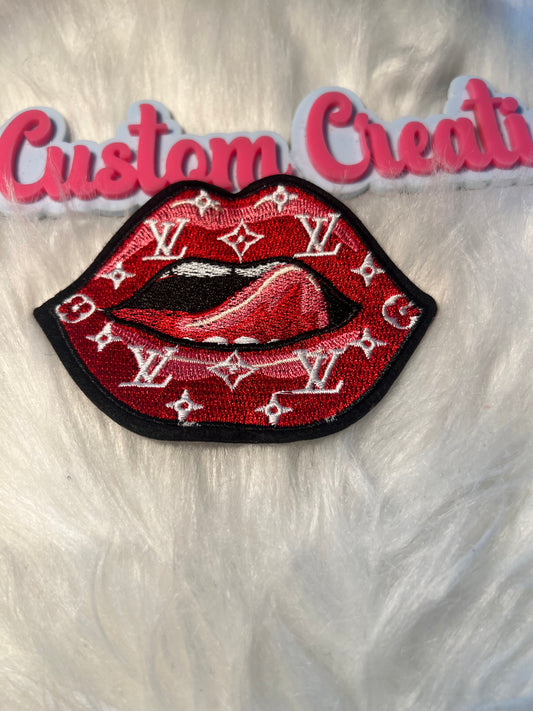 Red LV Lips