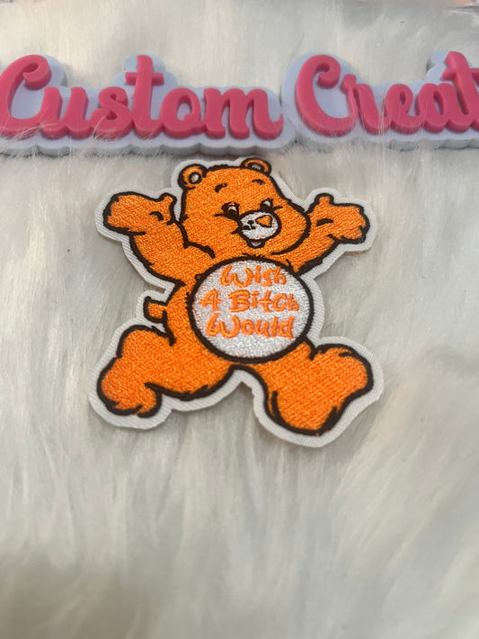 Orange Carebear Wish a B**th Would