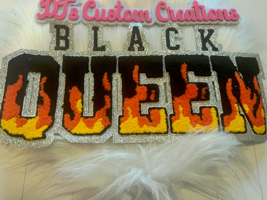 Black Queen Silver Trim