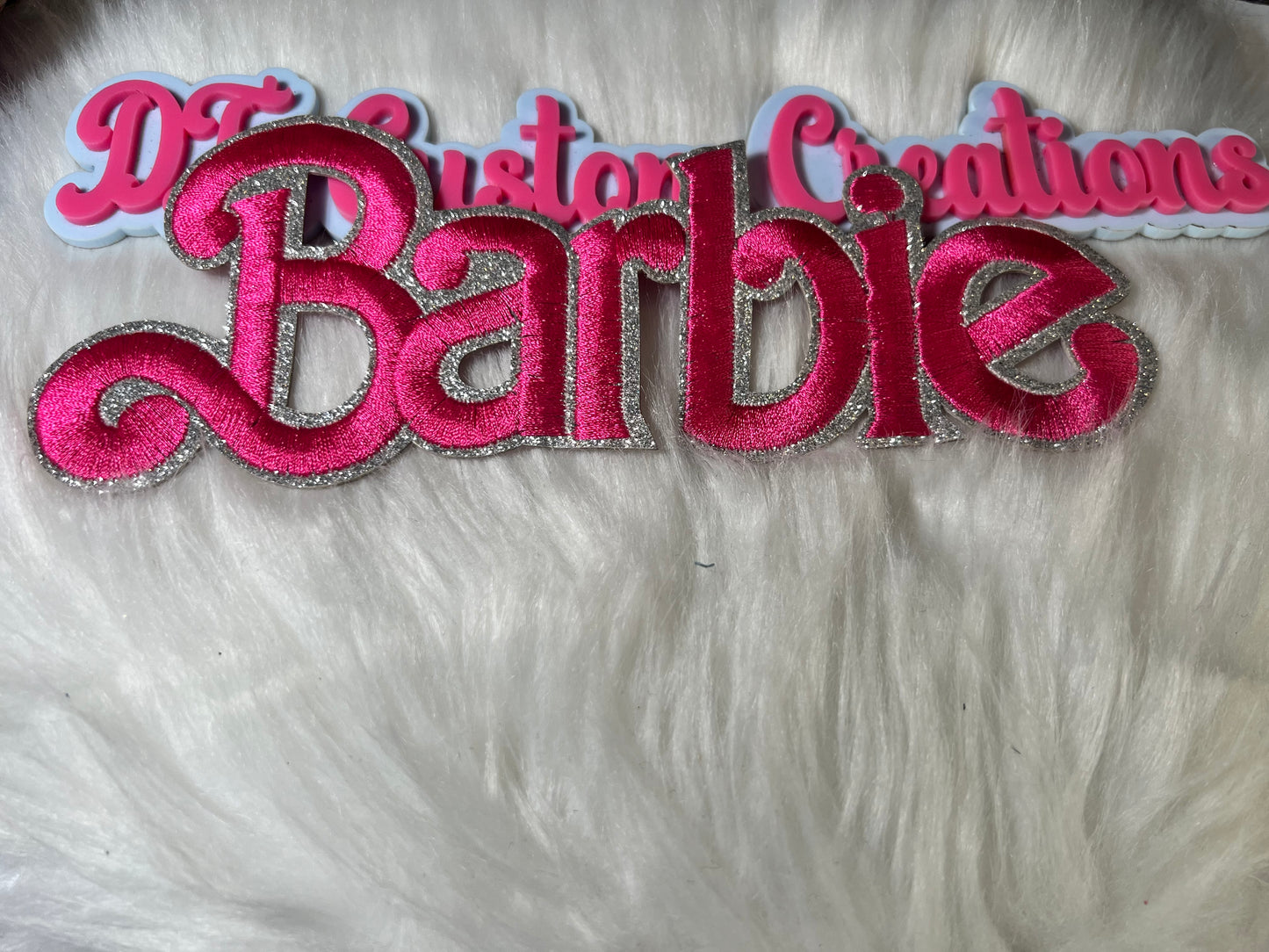 Pink Silver Trim Barbie