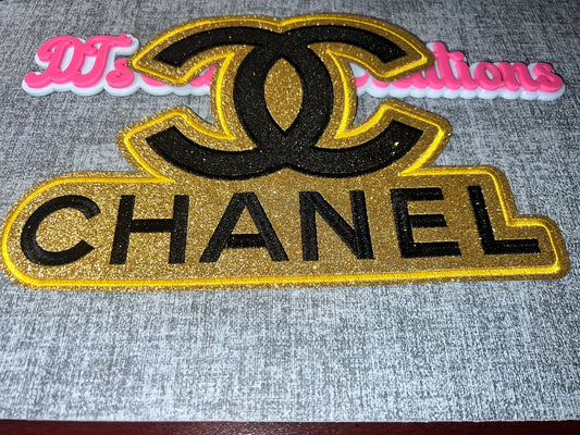 Gold Glitter Patch – Bold Statement