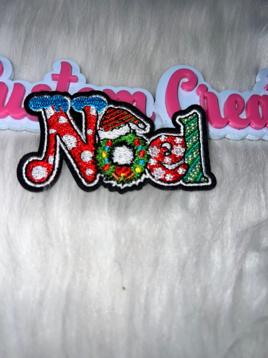 “Noel” Christmas Word Patch (Iron-On)