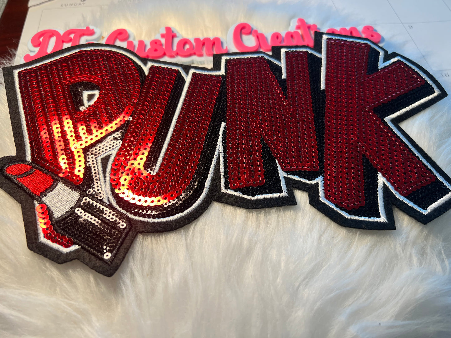 Sequin Red Punk Lipstick