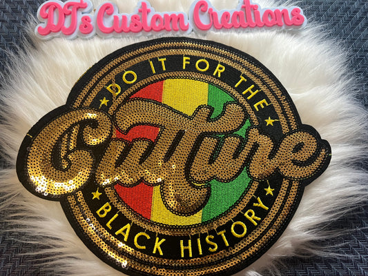 Sequin Gold Red Yellow Red Culture