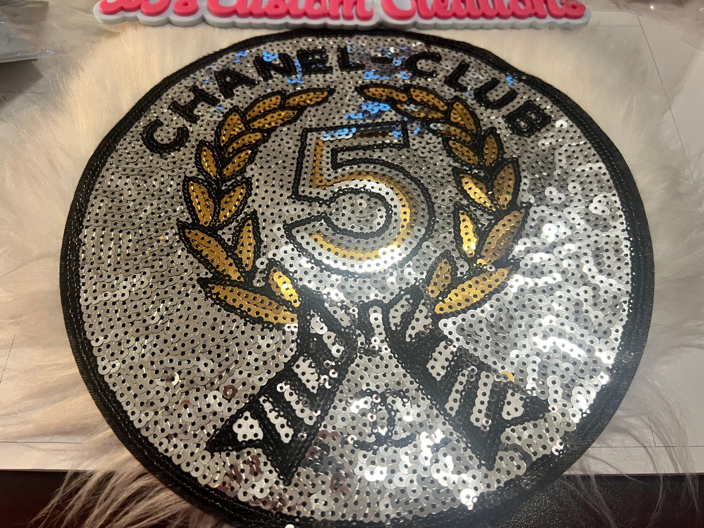 Sequin CC 5 Gold Silver Black