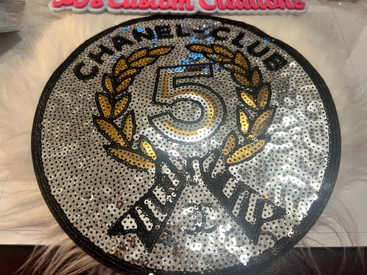 Sequin CC 5 Gold Silver Black