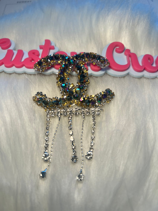 Bling Gold/Black/Metallic Tassel CC