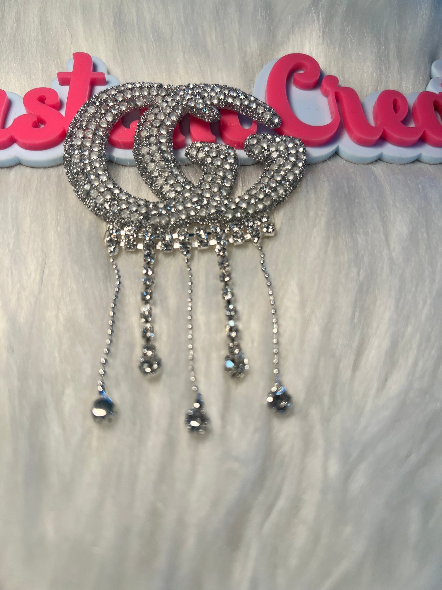Bling Silver Tassel GG