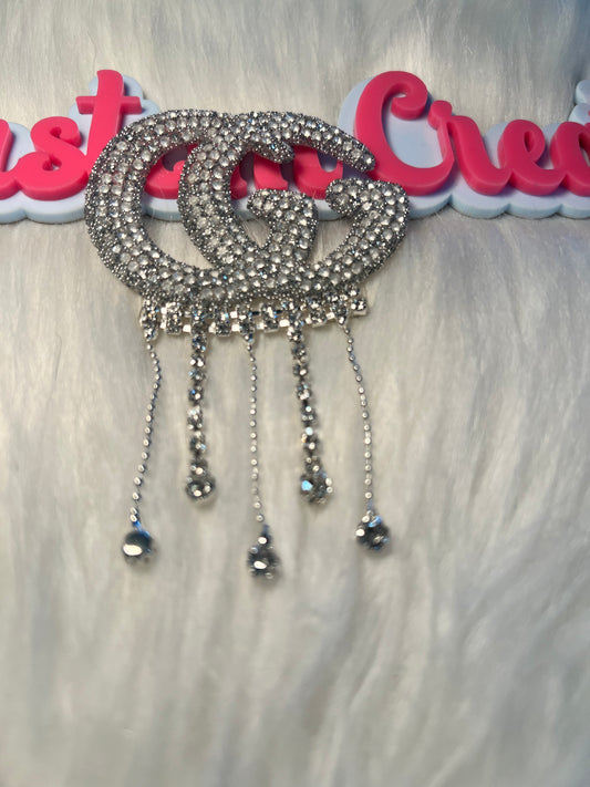 Bling Silver Tassel GG