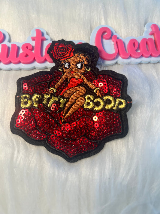 Sequin Rose Betty Boop