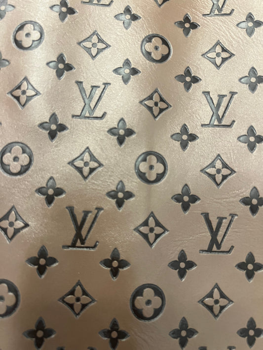 Tan/Lite Coffee LV Embossed