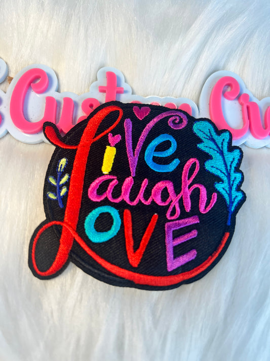 Live Love Laugh Colorful