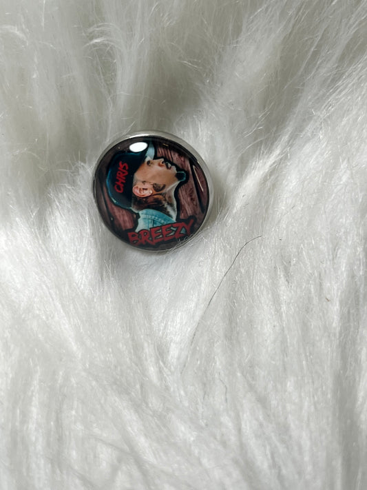 Chris Breezy small Pin