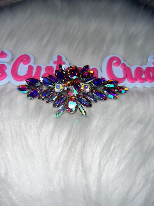 🌈 AB Rainbow Oval Cluster