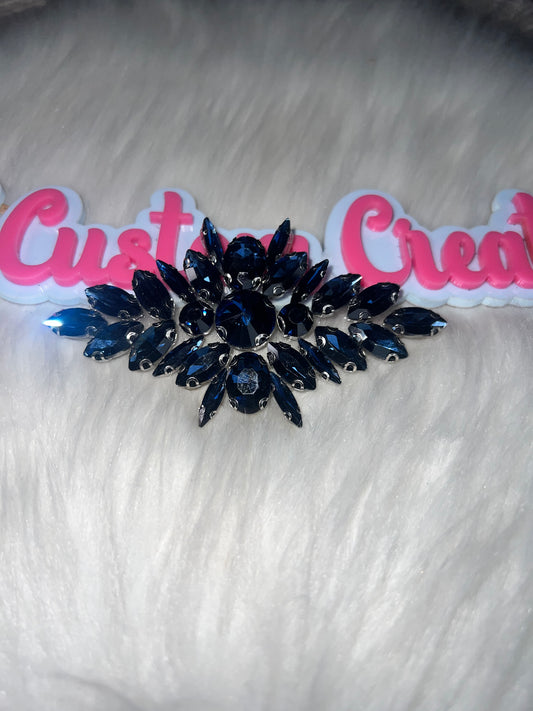 🔹 Midnight Navy Crystal Cluster