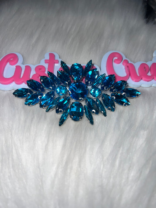 🔹 Aqua Blue Crystal Cluster