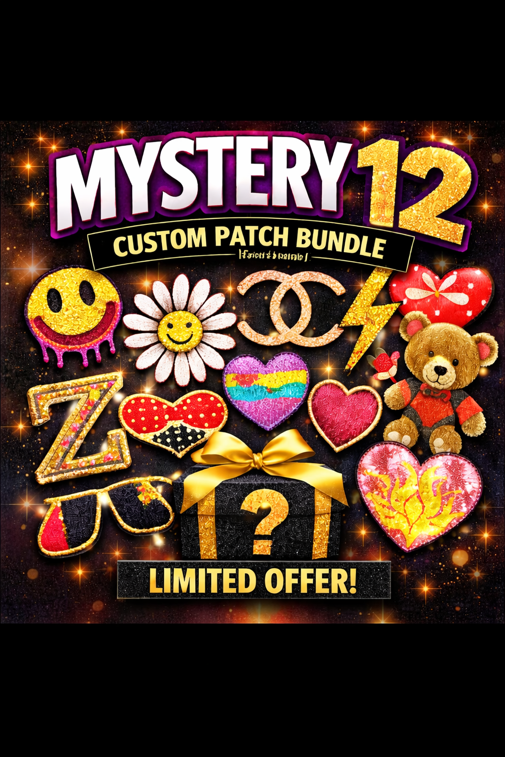Mystery 12 Custom Patch Bundle – Random Picks